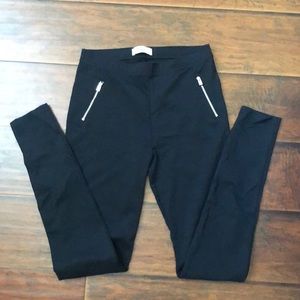 Hollister leggings with zipper detailing